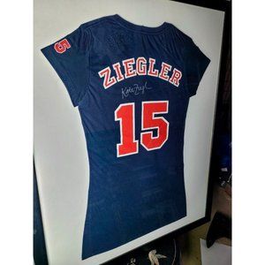 Olympian Kate Ziegler Signed Team USA Olympic Swim Jersey 1500m Free WR Swimmer